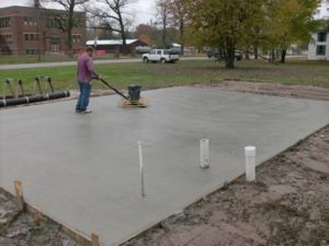 Wilmington concrete pads for RV, sheds, AC, basketball